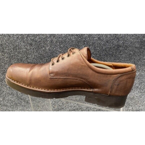 J.H. Watson Men\'s Brown Leather Oxfords Shoes Hand Stitched Cosido a Mano 44 45